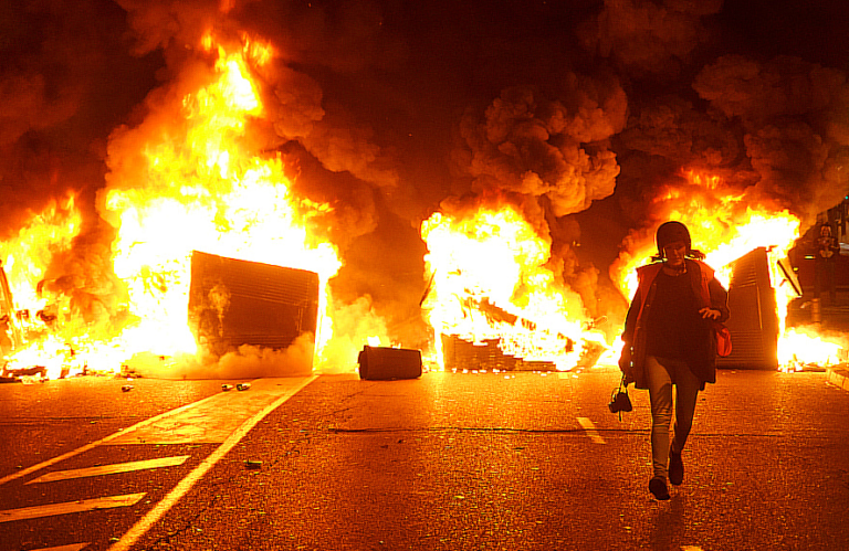 riots and food shortage