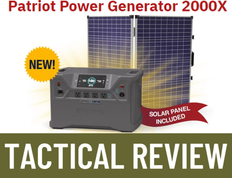 Tactical Review: Patriot Power Solar Generator 2000x from 4Patriots