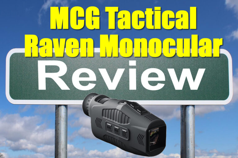 Review: MCG Tactical Raven Night Vision Monoscope – The Compact Powerhouse for Night Vision