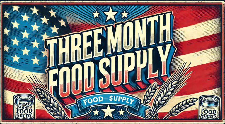 4Patriots 3 Month Food Supply Review and Food Kit