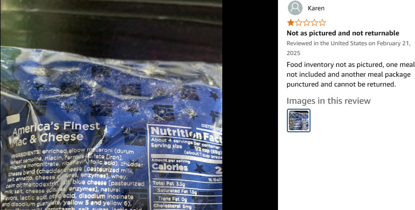 4Patriots 1 Year Food Supply Review & Complaints plus Costs & Customer Reviews