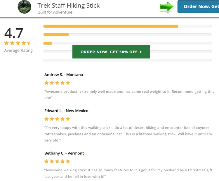 Trek Staff Review: Military-Grade Hiking/Walking Stick Built for Tactical Operations