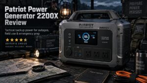 Patriot Power Generator 2200X Review: Tactical Backup Power Without the Gas, Noise or Fuss