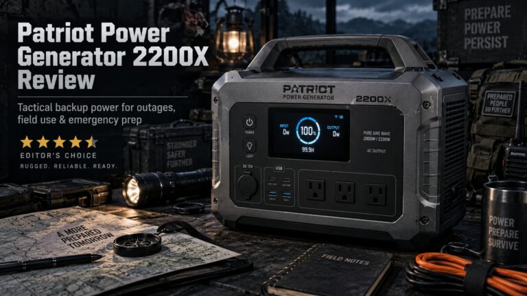 Patriot Power Generator 2200X Review: Tactical Backup Power Without the Gas, Noise or Fuss